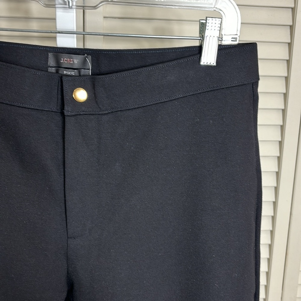 NWT J.CREW Pixie Snap-Front Jodhpur Pants in Black Size 12 Regular - Picture 7 of 12